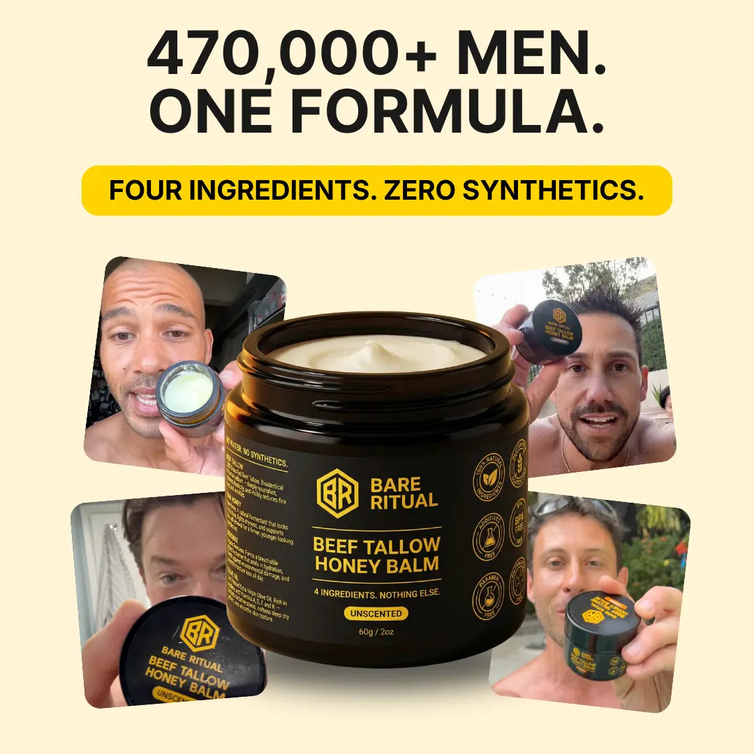 Korean Beef Tallow Honey Balm for Men