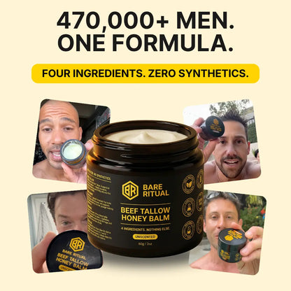 Korean Beef Tallow Honey Balm for Men